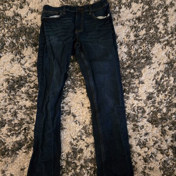 George Boys' Size 14 Dark Wash Stretch Slim Fit Denim Jeans Adjustable Waist - Picture 1 of 4